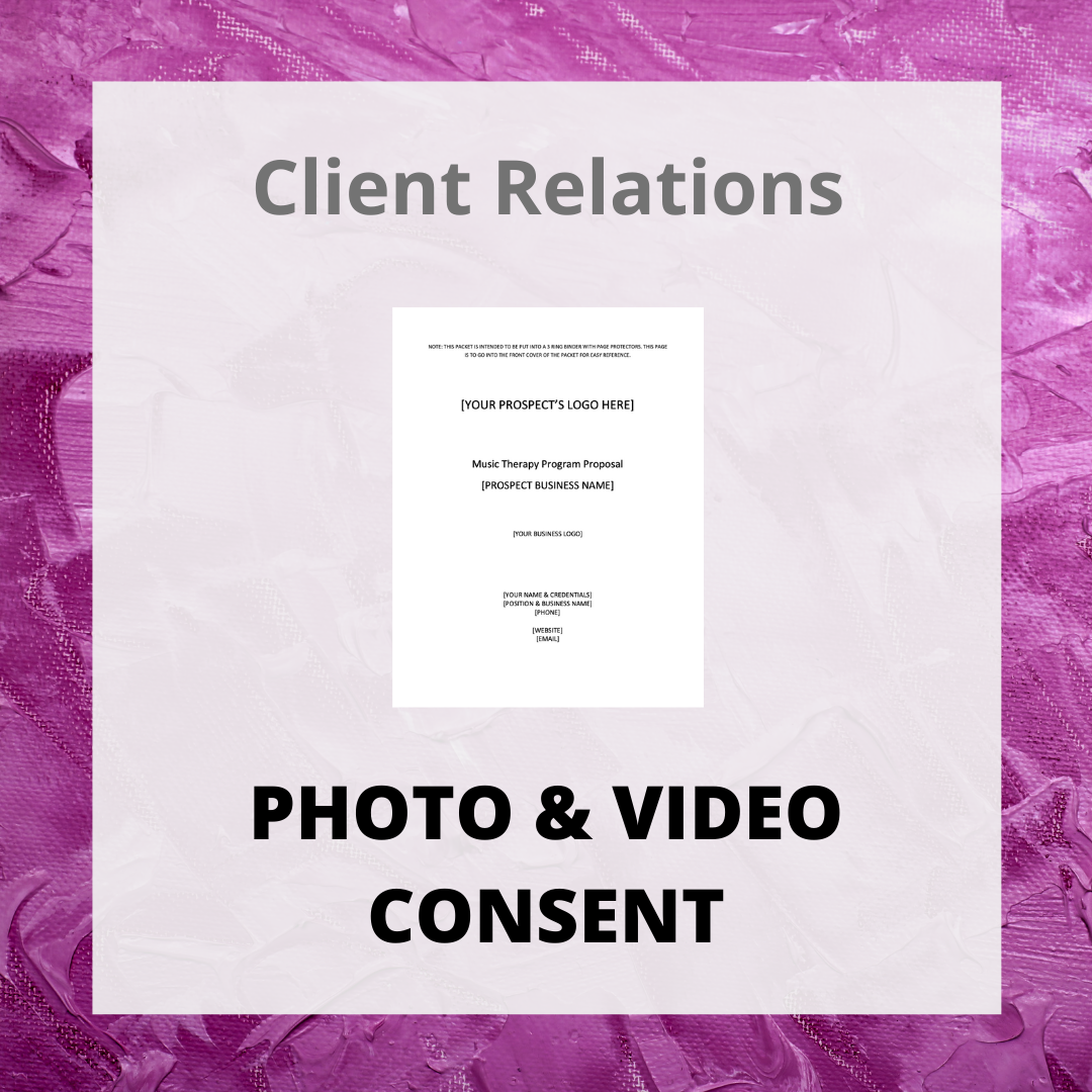 Photo and Video Consent