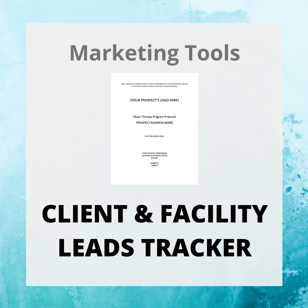 Client & Facility Leads Tracker