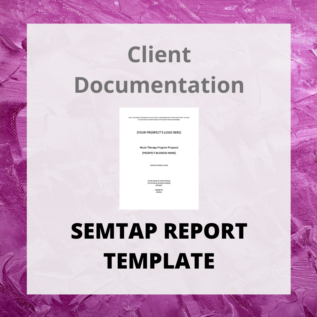 SEMTAP Report Template