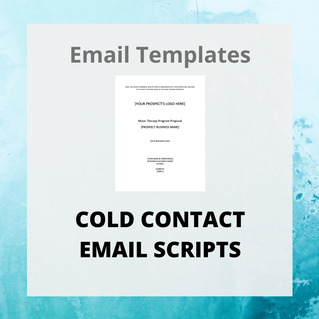 Cold Contact Email Scripts